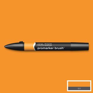 Brushmarker Winsor&Newton pędzelek+pisak, Amber O567